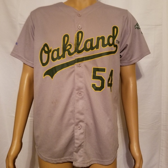match up Other - Oakland athletics A's Gray Promo Jersey #54 medium